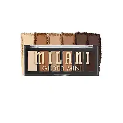 Milani Gilded Mini Eyeshadow Palette With 6 Matte Shimmer Hues ~WHISKEY BUSINESS • $8.99