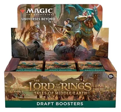 Draft Booster Box Lord Of The Rings Tales Of Middle Earth LTR MTG • $154.99