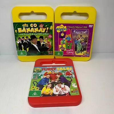 3x The Wiggles DVD Bundle Lot Animation Childrens Comedy Family Tales • $22.49