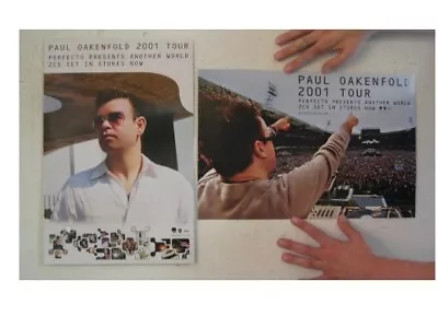 Paul Oakenfold Poster Another World 2001 Tour Two Sided • $14.99