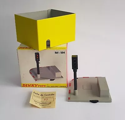 £110 • Buy Rare French Dinky Toys No. 594, Feux Tricolores Lumineux - Superb Mint Condition