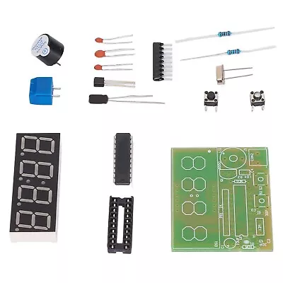 Digital Clock 4-Bit Electronic DIY Soldering Learning Complete Kit - *US SELLER* • $8.97