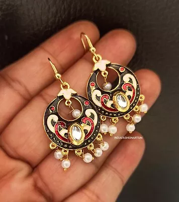 Fashion Earrings Meenakari/Traditional Earrings/Ethnic Earrings/Handmade Earring • $17