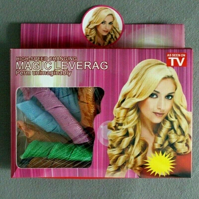 £5.99 • Buy Hair Curlers Spiral Ringlets Hairband Tool Magic Circle Simply Roller 18-54 Pcs 