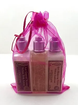 L’OCCITANE VERBENA Gift Set Of 3 Travel Size Shampoo Conditioner Lotion 2.5 Oz. • $14