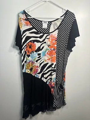 Monroe And Main Womens Short Sleeve Shirt Size XL Extra Large • $15