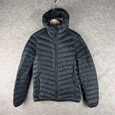 The North Face Jacket Mens Small Black Puffer Duck Down Coat Full Zip TNF • $106.10