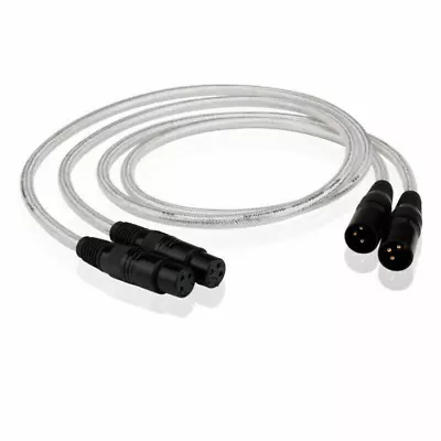 QED 99.9998% Silver Plated HiFi XLR Cable Hi End XLR Male To XLR FeMale XLR Wire • $25.38