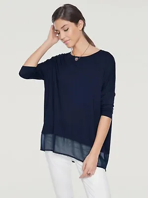 Linea Tesini Oversized Shirt [Colour: NAVY] • £20