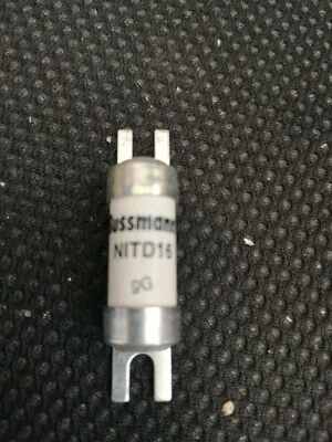 £2.70 • Buy Eaton NITD16 Industrial HRC Fuse Links 550VAC 16 Amp BS88 Fuses NEW 
