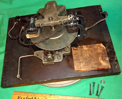 VICTOR ELECTROLA Motorboard & Type 3 DISC MOTOR & PLATTER 1931 Works! (RE57 Etc) • $139.99