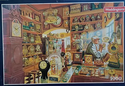 Waddingtons - 1000 Piece - The Clock Repairer 1992 - Jigsaw Puzzle Rare 32 Years • $12