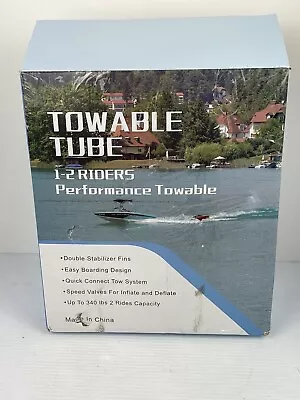 ZOOMBROS Towable Tubes For Boating 2 Person Water Tubes For Boats To Pull • $54.99