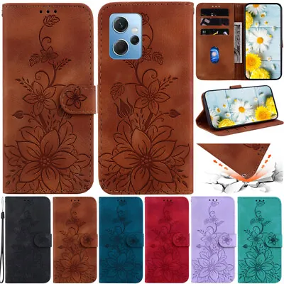 Flowers Wallet Flip Case Cover For Xiaomi Redmi 12 A2 A1 12C Note 12S Note 12 4G • $13.08