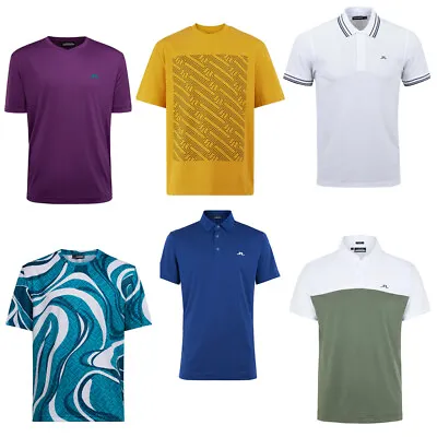 J.Lindeberg Mens Polo Shirts T-Shirt Golf Golf Clothing Polo Shirt Mens NEW • £31.12