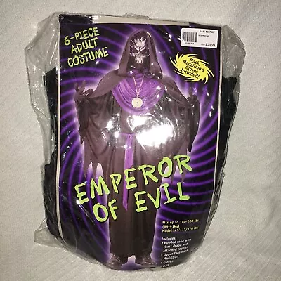 Emperor Of Evil Costume Haunted Gathering Full-length Black Robe • $5.95