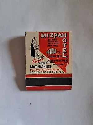 Vintage Front Strike Mizpah Hotel Casino Tonopah Nevada Unstruck Roulette Slots  • $11.99