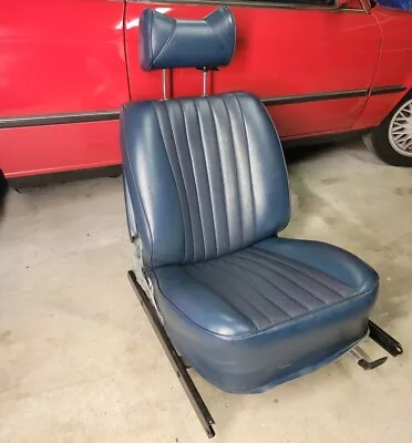 MERCEDES-BENZ  C107  450SLC  350SLC 280SLC  Front Passenger Seat Right Blue • $1500