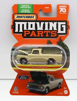 2023 MATCHBOX Moving Parts 1963 Ford F100 Pickup Truck 70 YEARS • $12.95