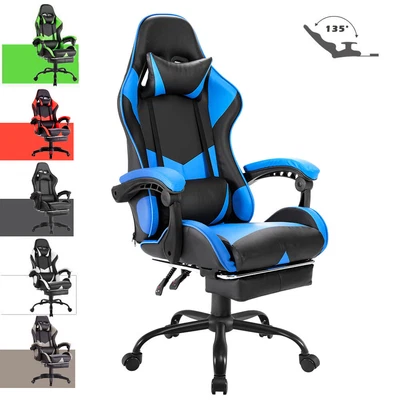 $159.90 • Buy Ergonomic Gaming Chair  Executive Office Computer High Back Recliner PU Leather