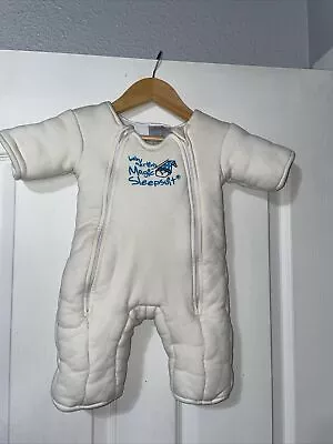 Baby Merlin’s Magic Sleepsuit Creme Small 3-6m 12-18lbs • $13.99