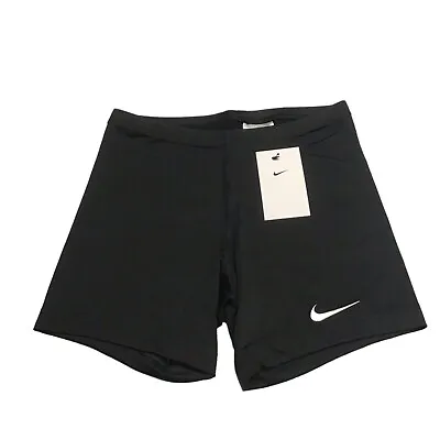 Nike Dri-Fit Compression Shorts Womens Black NWT 535657 Sz Medium Volleyball NEW • $19.95