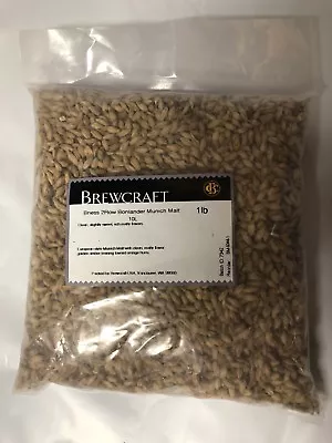 GRAIN BRIESS 2ROW Bonlander Munich MALT - 1 LB Bag - Beer Brewing Barley 2 Row • $9.17