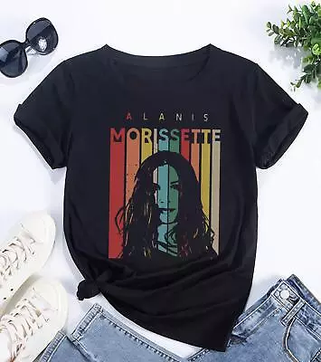 Alanis Morissette 90s Vintage Shirt The Triple Moon Tour 2024 Gift Fans New • $23.99