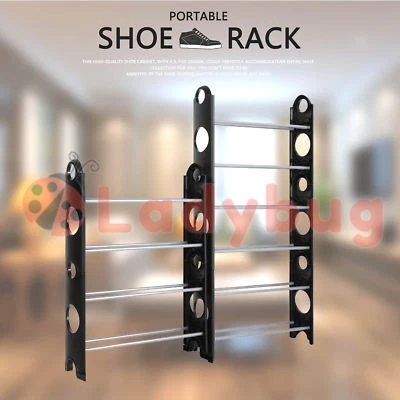 $19.75 • Buy 10 Tiers Shoe Rack 30 Pairs Stackable Storage Holder Organiser  For Shoes
