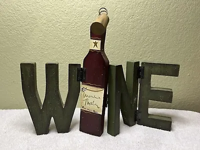 Wine Sign Wall Décor Kitchen Dining Room Gift She Shed • $15.99