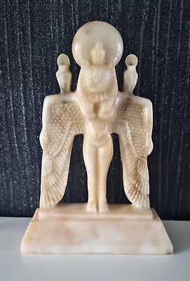 Rare Winged Sekhmet Figure Statue Egypt Replica Treasures With Certificate • £90