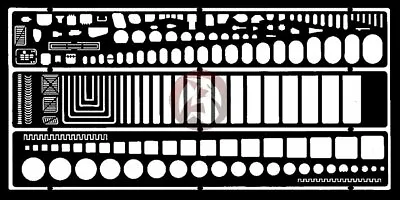 $54.95 • Buy Verlinden 1/48 Scribing Template (over 100 Shapes) (82mm X 152mm) [Aircraft] 281