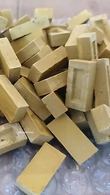 £5.23 • Buy 50 1:12th Scale Miniature Dolls House War Gaming Buff Yellow Stock Bricks