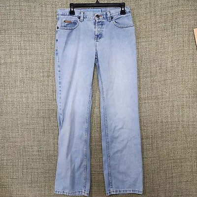 Eddie Bauer Jeans Womens 6 Straight Stretch Denim Pants Blue Wash EUC • $3.25