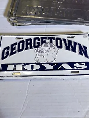 Vintage Georgetown Hoya's License Plate New Embossed Metal Sealed College... • $11