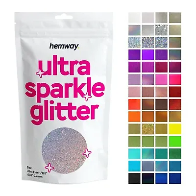 Cosmetic Glitter Ultra Fine Nail Face Body Rainbow Iridescent Festival 1/128 • £9.95