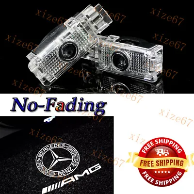 2pcs No Fading LED AMG Laser Projector Door Light For 2001-2007 C-Class W203 • $23.95