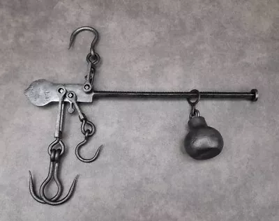 £60 • Buy Vintage 1941 WW2 Military Crows Foot ᗑ Balance Butchers Steelyard Scales 56Lb