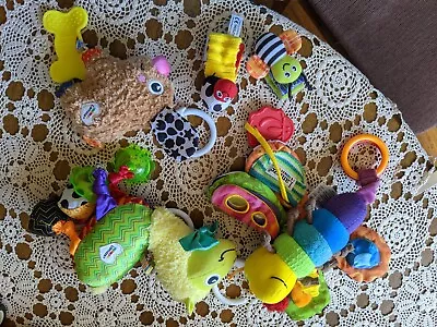 5x Lamaze Plush BABY SOFT TOYS Puppy DOG Socks ALPACA Beetle BUTTERFLY - LOT • $19.99