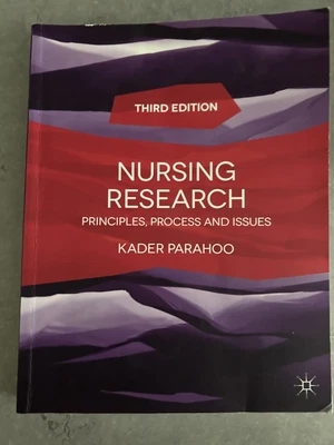 £15 • Buy Nursing Research Book