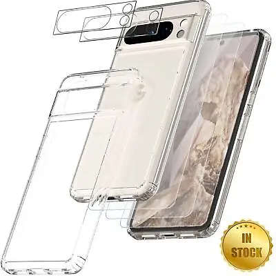 For Google Pixel 7 6 8 Pro 6A 7A 5 Case Clear Shockproof Cover Screen Protector • $10.95