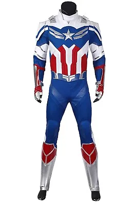 Winter Soldier Sam Full Set Uniform Cosplay Costume Halloween + Shoes • $598.77