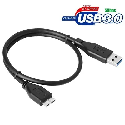 Usb3.0 Data SYNC Cable For Toshiba Canvio Connect HDTC707XL3A1 HDTC707XK3A1 50cm • $4.38