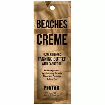 £2.50 • Buy Pro Tan Beaches & Cream Dark Tanning Butter With Carrot Oil Sunbed Lotion Cream