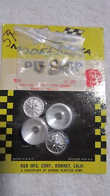 K&b Pit Stop Posi Lock Wheels Wire Inserts Front Narrow 1/25 #235 • $20