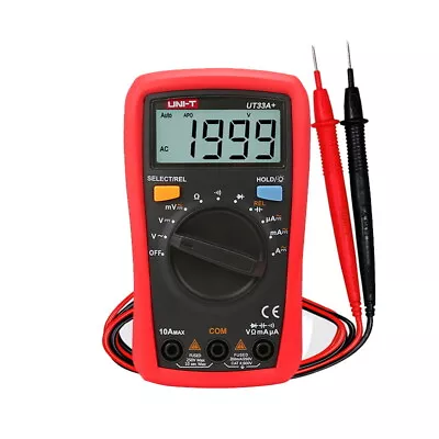 UNI-T UT33A+ UT33B+ UT33C+ UT33D+ Mini Digital Multimeter 600V NCV Resistance✦ • $18.90