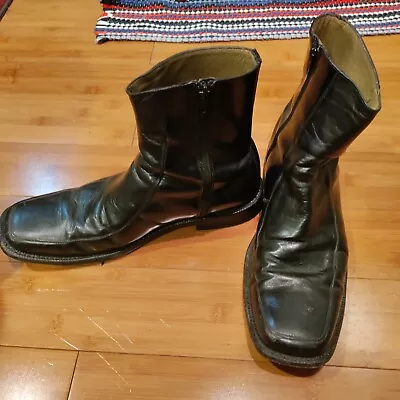 Vintage Leather Boots Men 9 • $9.84