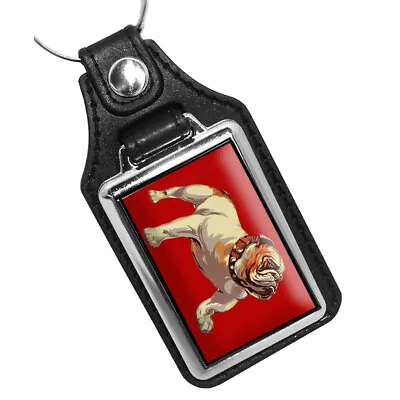 1940 Semi Truck Mack Truck Bulldog Emblem Design Faux Leather Key Ring  • $16.95