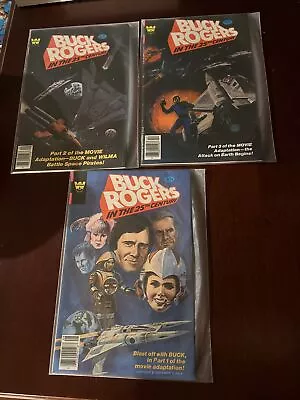 Buck Rogers In The 25th Century #1 2 & 3 Whitman Comics Books 1979 Vintage VG • $9