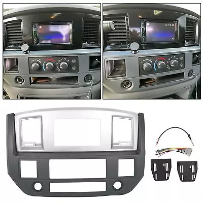 Radio Double Din Dash Install Bezel Kit Fits 2006-09 Dodge Ram 1500 2500 3500 • $57.50